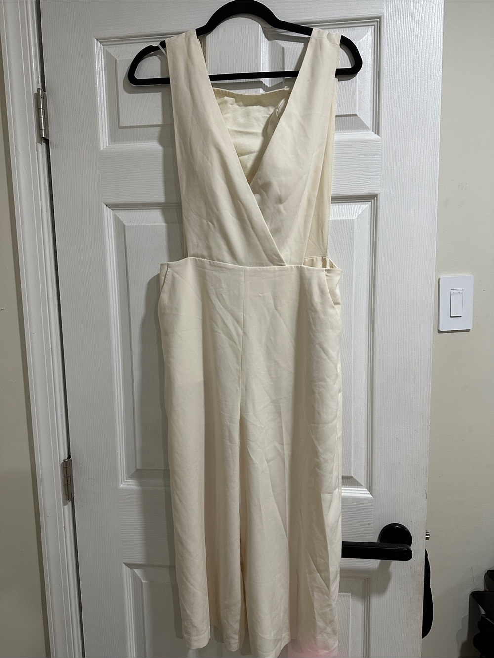 Cream Culottes Jumpsuit